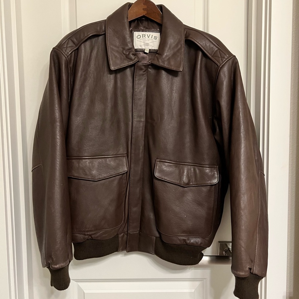 Orvis Genuine Lambskin Leather Jacket